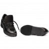 Dame casual sko 6026 sort kombineret