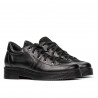 Dame casual sko 6026 sort kombineret