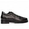 Dame casual sko 6026 sort kombineret