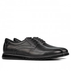Casual sko 929 sort kombineret