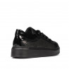 Casual/sport sko 6035 sort kombineret