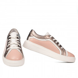 Casual/sport sko 6035 kombineret rosa