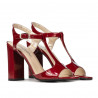 Damensandaler 1258 bordeauxlak