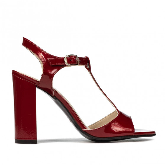 Damensandaler 1258 bordeauxlak