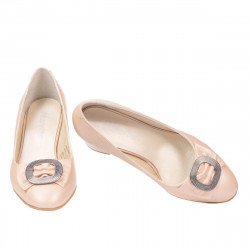 Elegant dame sko 1274 perlemor pulver