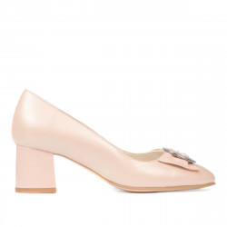 Elegant dame sko 1274 perlemor pulver