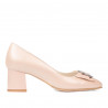 Elegant dame sko 1274 perlemor pulver