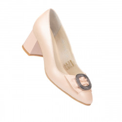 Elegant dame sko 1274 perlemor pulver