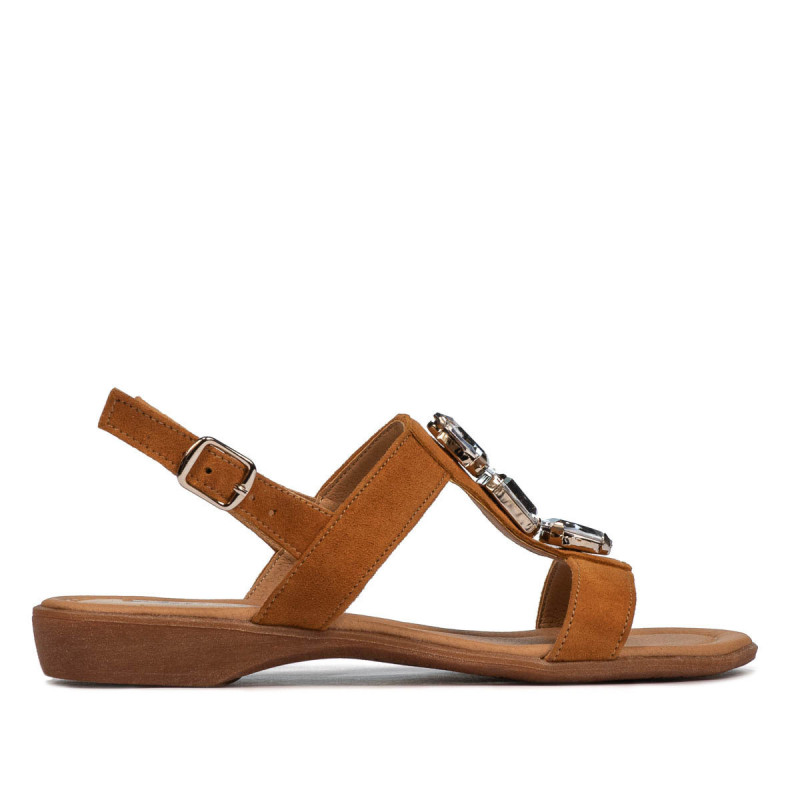 Damesandaler 5073 kamelruskind