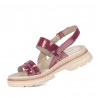 Damesandaler 5075 perlemor lilla