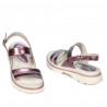 Kvinde sandaler 5075-1 perlemor lilla