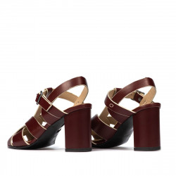 Damesandaler 1284 bordeaux