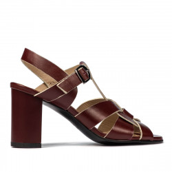 Damesandaler 1284 bordeaux