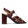 Damesandaler 1284 bordeaux