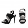 Damesandaler 1286 sort antilope