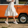 Casual/sport sko 6035 kombineret rosa