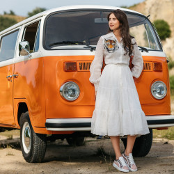 Casual/sport sko 6035 kombineret rosa