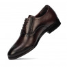 Elegante herresko 932 i bordeaux