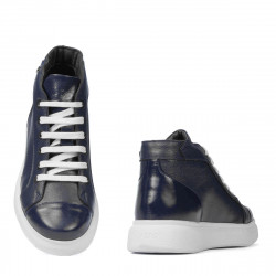 Herrestøvler 4125 kombineret indigo