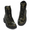 Dame støvler 3362 kaki camuflage