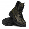Dame støvler 3362 kaki camuflage
