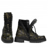 Dame støvler 3362 kaki camuflage