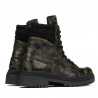 Dame støvler 3362 kaki camuflage
