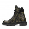 Dame støvler 3362 kaki camuflage