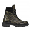 Dame støvler 3362 kaki camuflage