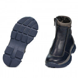 Småbørnsstøvler 108c indigo kombineret