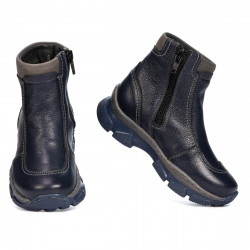 Småbørnsstøvler 108c indigo kombineret