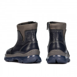 Småbørnsstøvler 108c indigo kombineret
