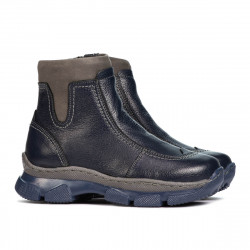 Småbørnsstøvler 108c indigo kombineret
