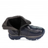 Småbørnsstøvler 108c indigo kombineret