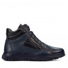 Herrestøvler 4128 indigo kombineret