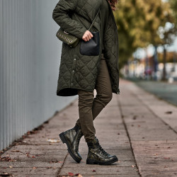 Dame støvler 3362 kaki camuflage