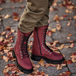 Dame støvler 3361 bufo bordeaux lifestyle