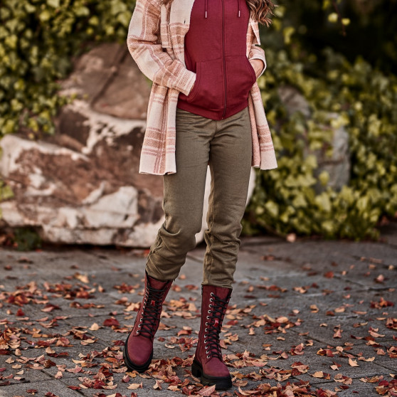 Dame støvler 3361 bufo bordeaux lifestyle