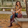 Dame støvler 3365 bordeaux lifestyle