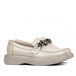 Dame casual sko 6042 beige
