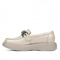 Dame casual sko 6042 beige