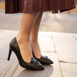 Elegante dame sko 1282 sort lifestyle