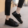 Casual/sport sko 6035 sort kombineret