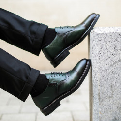 Elegante herresko 937 a grøn lifestyle