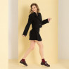 Dame casual sko 6025 lak bordeaux