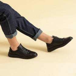 Sko casual/sport herre 924 sort lifestyle