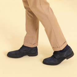 Sko casual/elegante mænd 918 indigo ruskind lifestyle