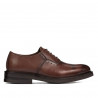 Elegante teenage-sko 381 i cognac