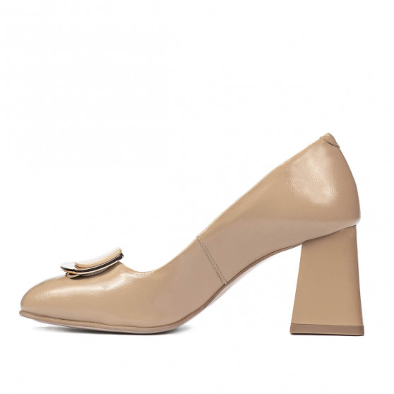 Elegante damesko 1291 lak beige