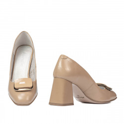 Elegante damesko 1291 lak beige